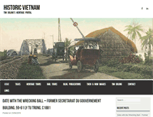 Tablet Screenshot of historicvietnam.com